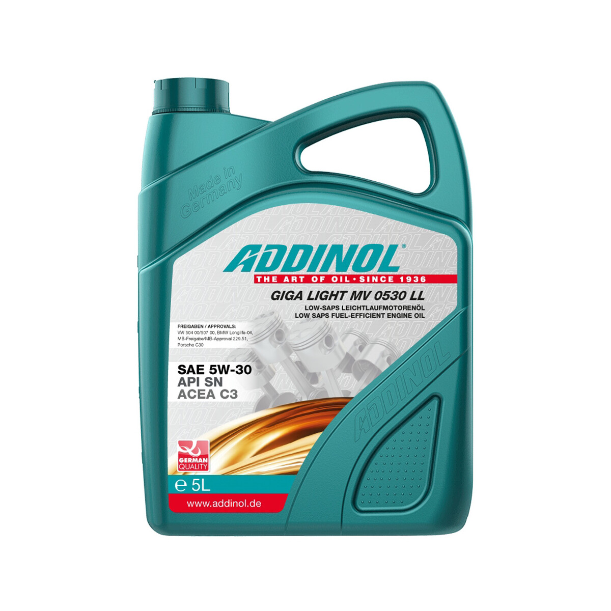 Addinol GIGA LIGHT MV 0530 LL 5L KANISTER SAE 5W-30